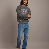 SCHOTT-SQUARE LOGO CREW SWEAT