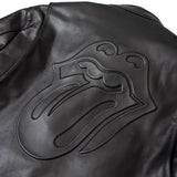 【THE ROLLING STONES×JACKROSE】 COW LEATHER SEMI DOUBLE STAND RIDERS