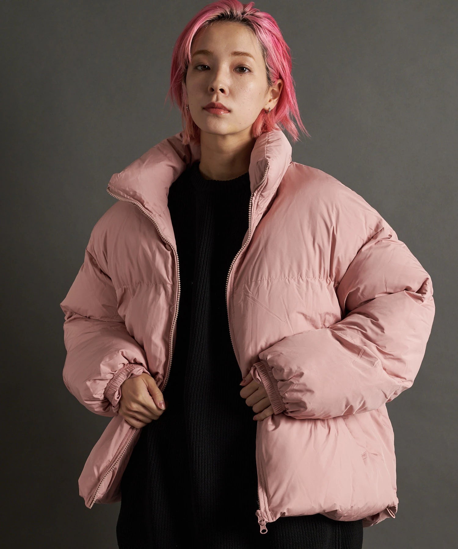 WEB限定 JE.中綿スタンド ボリュームパフJKT