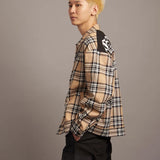 GA CHECK＆SUEDE SEPARATE SHIRTJKT