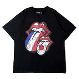 B-TRS PARIS/JPN PRINT&LINESTONE SS TEE