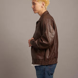 JE- ヴィ-ガンレザー・ A-2 JACKET