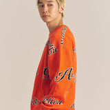 GA JQ-FLOWER＆LOGO KNIT