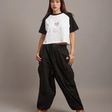 GA HEART ﾗｸﾞﾗﾝTEE ﾗｲﾝｽﾄｰﾝ