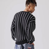 FUBU-Stripe Knit Pullover