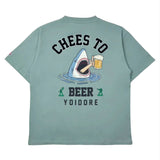 YOIDORE/酔いどれ サメ乾杯ポケット S/S TEE