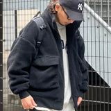 ボアスタンドカラーブルゾン
