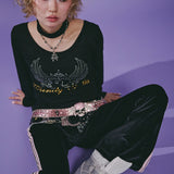 GALFY/ガルフィー キラキラQUEEN ロンTee