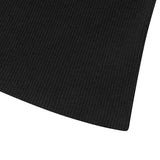 MUCENT/ムセント CROSS LEATHER PATCH SLEEVELESS
