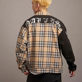GA CHECK＆SUEDE SEPARATE SHIRTJKT