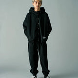 JE-HEAVY WEIGHT SNAP HOODIE