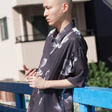 LV 総柄とろみSSシャツ