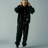 JE-HEAVY WEIGHT SNAP HOODIE