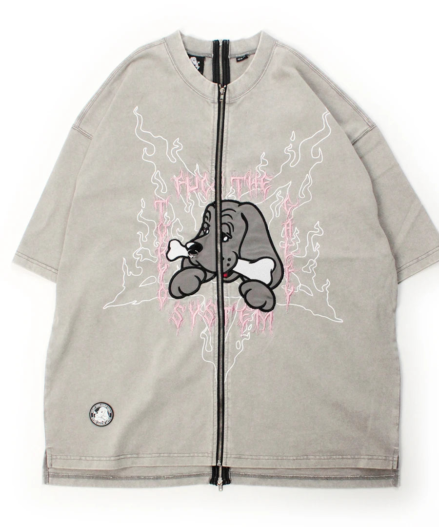 GALFY/ガルフィー ハーフ&ハーフ SS Tee