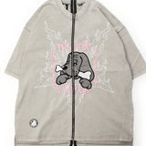 GALFY/ガルフィー ハーフ&ハーフ SS Tee