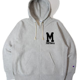 CH-REVERSE WEAVE ZIP HOODED SWEAT