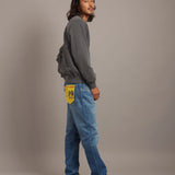 SCHOTT-SQUARE LOGO CREW SWEAT