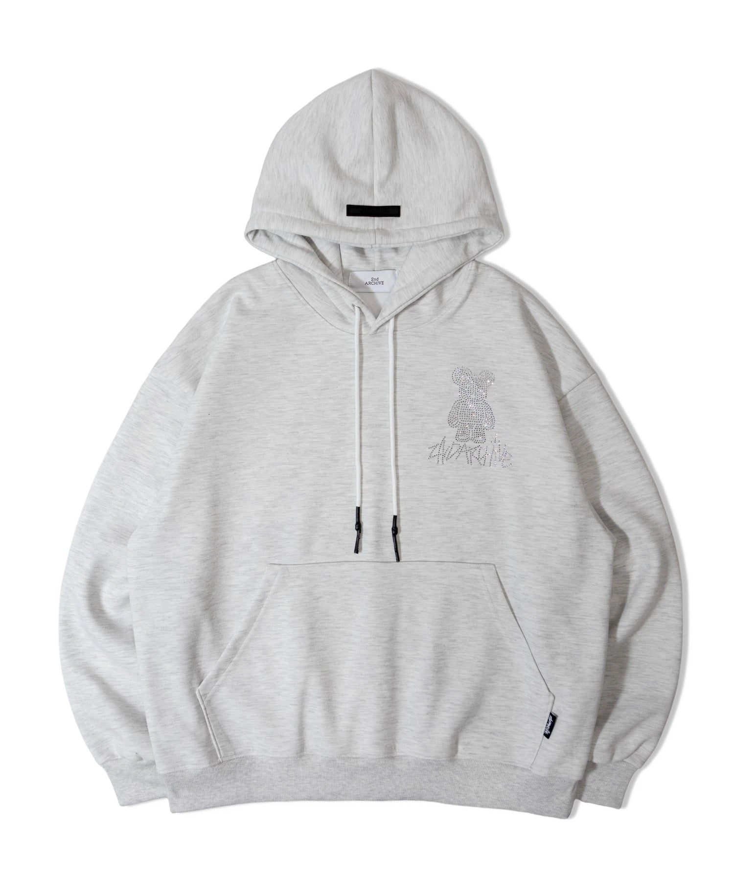 2ND ARCHIVE-ラインストーン　プルパーカー