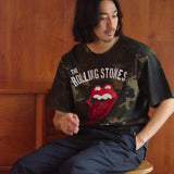 【The Rolling Stones×JACKROSE】 切替･ラインストーン･SSTEE