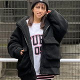 ボアスタンドカラーブルゾン