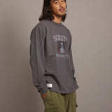SCHOTT-COLOR FLOCKY BULLDOG LS　TEE