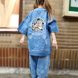 【GALFY×GALLIS ADDICTION】安定の別注デニムベースボールSSシャツ