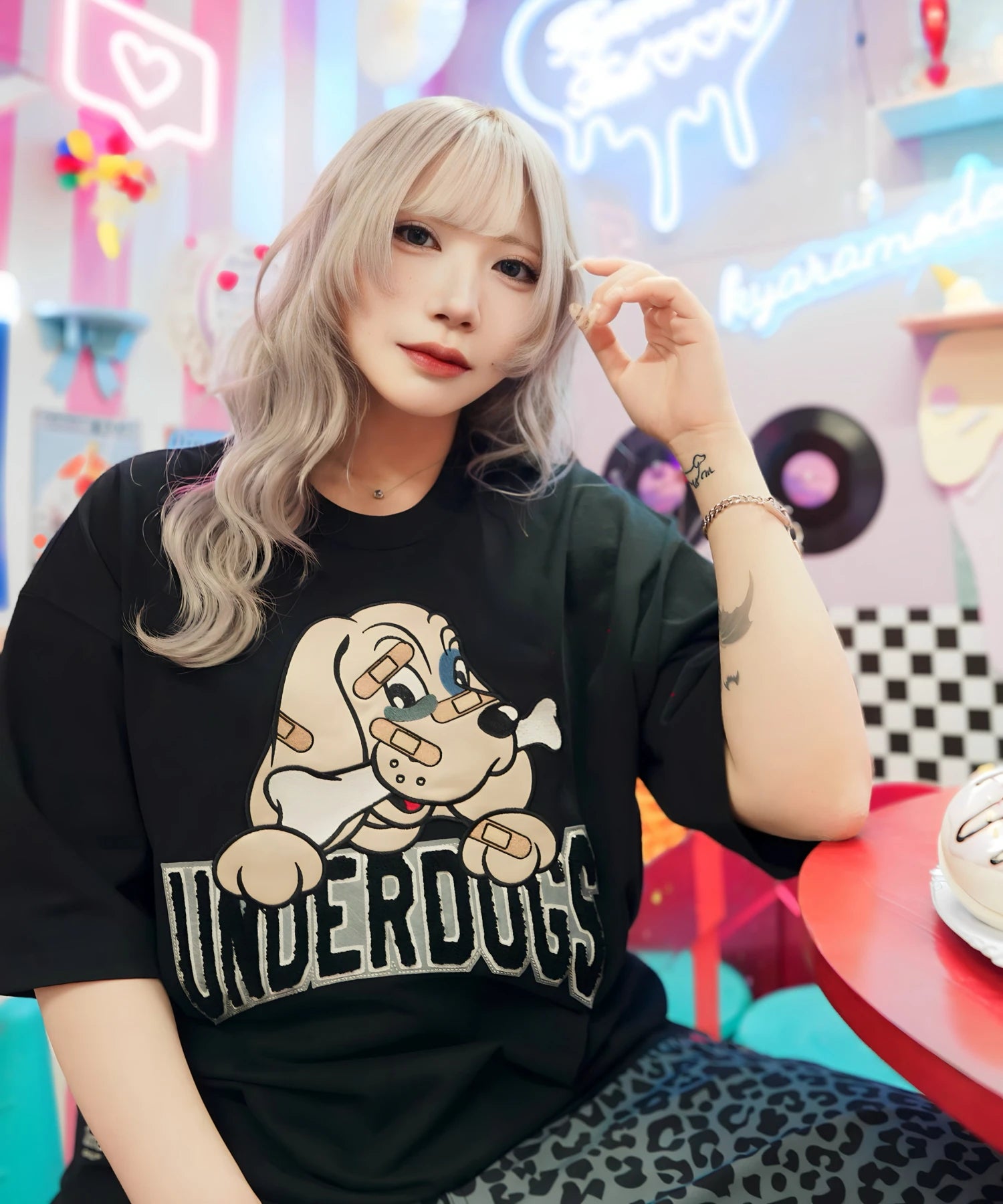 【GALFY×GALLIS ADDICTION】別注わんわん大学SS Tee