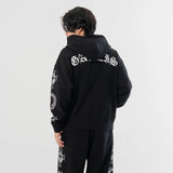 GA Cross 刺繍-Print Hoodie