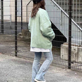 WEB限定 RVCA WORK SCRIPT CARDIGUN