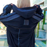 GA 切替DENIM ZIP HOODIE