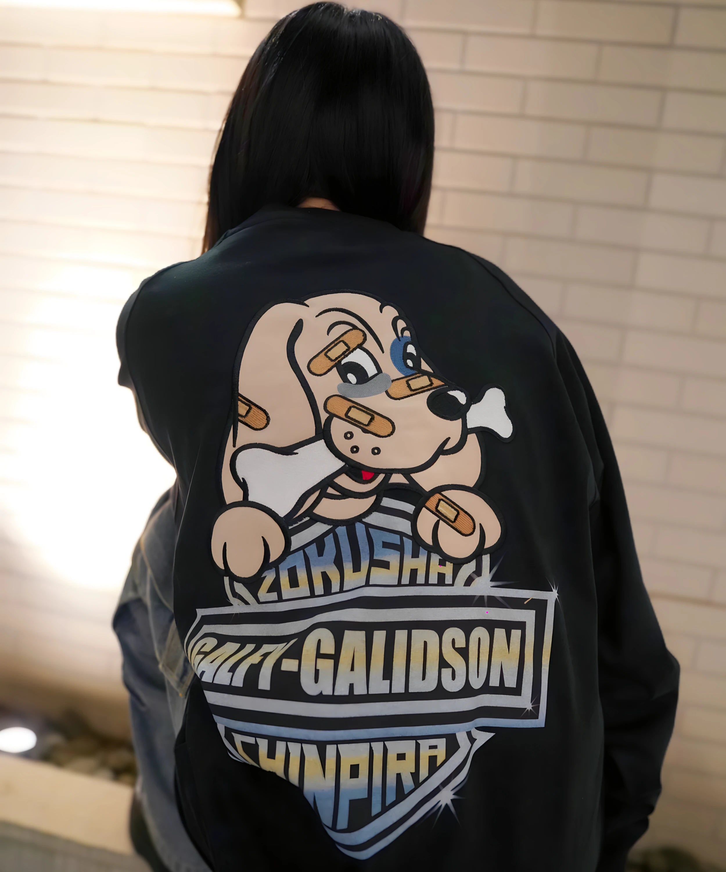 GA×GALFY-バイク乗りロンTee