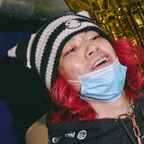 GALFY/ガルフィー ピアス付きうさ耳ニット帽