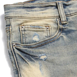 mnml【ミニマル】-X165 PAISLEY SKINNY FIT DENIM