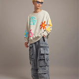 GA SUEDE POP-MOTIF CREW