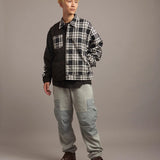 GA CHECK＆SUEDE SEPARATE SHIRTJKT