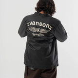 vanson/バンソン ロゴ・ナイロン コーチJKT