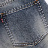 SUPPLIER/サプライヤー Multiple Cross Leather Patch Baggy Denim