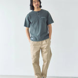 Schott/ショット TIME TESTED OVER FOUR GENERATIONS EMB. HENLEY SS T-SHIRT