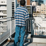 JE-FRINGE DENIM PANTS