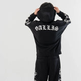GA Cross 刺繍-Print Hoodie
