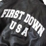 FIRST DOWN USA限定 PU Varsity JKT