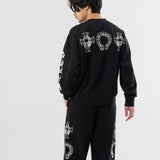 GA Cross 刺繍-Print Crew