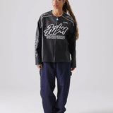 FUBU-Faux Leather Racing Jacket