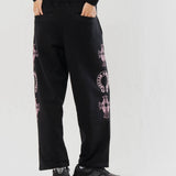 GA Cross 刺繍-Print Pants