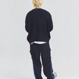 GA CROSS-APPLIQUE KNIT