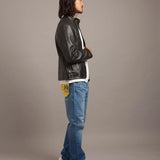 JE LAMB LEATHER SINGLE RIDERS 24