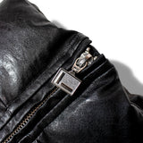 FUBU-Faux Leather Puffer Jacket