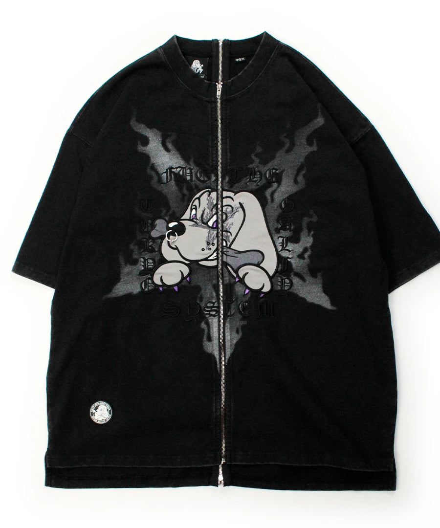 GALFY/ガルフィー ハーフ&ハーフ SS Tee