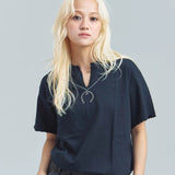 THRIFTY LOOK/スリフティールック NAJA PENDANT EMB SS TEE