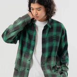 【The Rolling Stones×JACKROSE】 ハードダメージ ビンテージ チェックシャツ